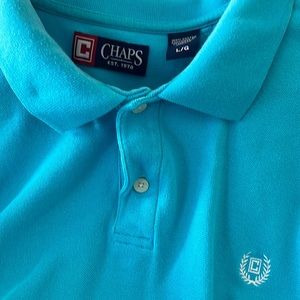 CHAPS 100% Cotton Polo Style Shirt Lage